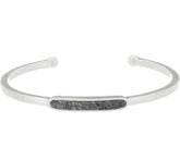 Shana Gulati Diamond Slice Sterling Silver Leena Cuff, Small